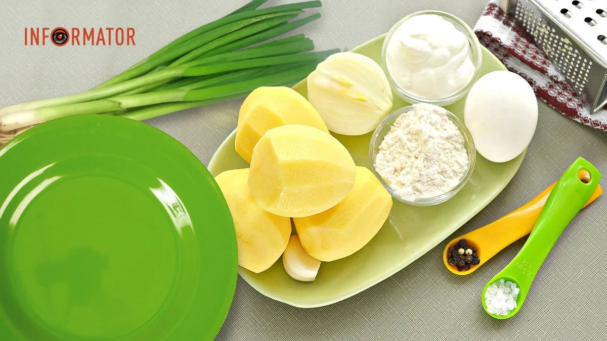 Картофель, яйца и лук