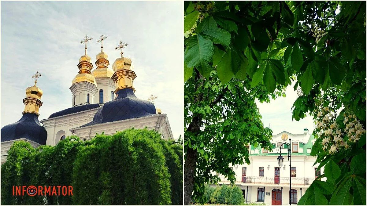 Цветение деревьев в Киево-Печерской Лавре. Май 2023 года. Фото: Киевская Духовная Академия