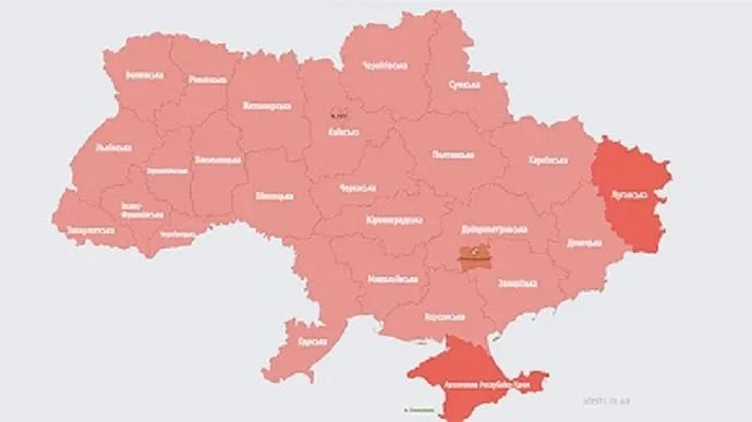 Повітряна тривога о 3:42, 14 березня