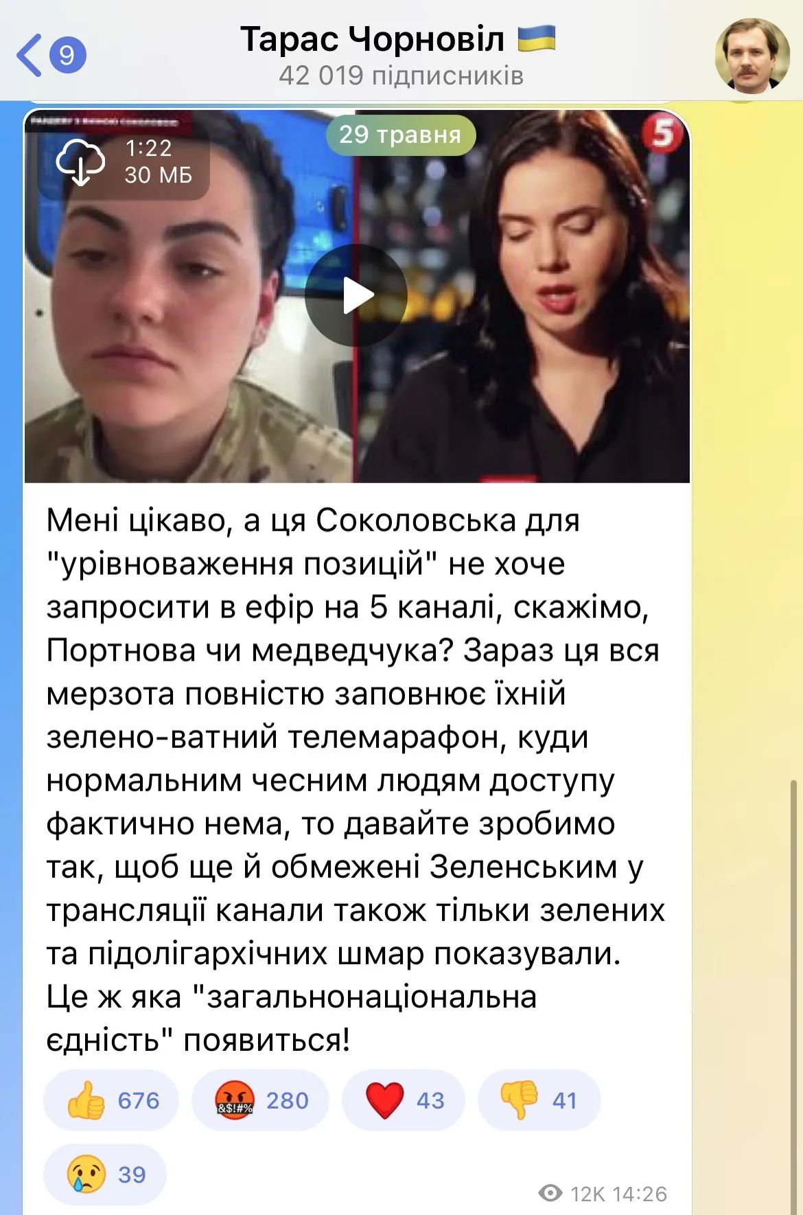 Пост Чорновола