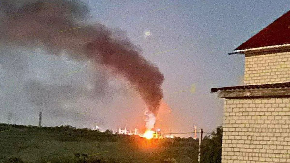 Пожар в Белгородской области