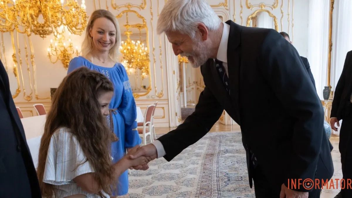 Президент Чехії і маленька українка