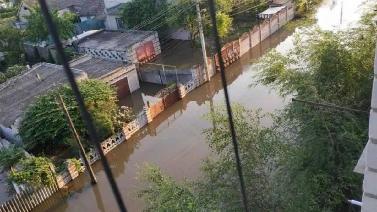 Херсонська область під водою