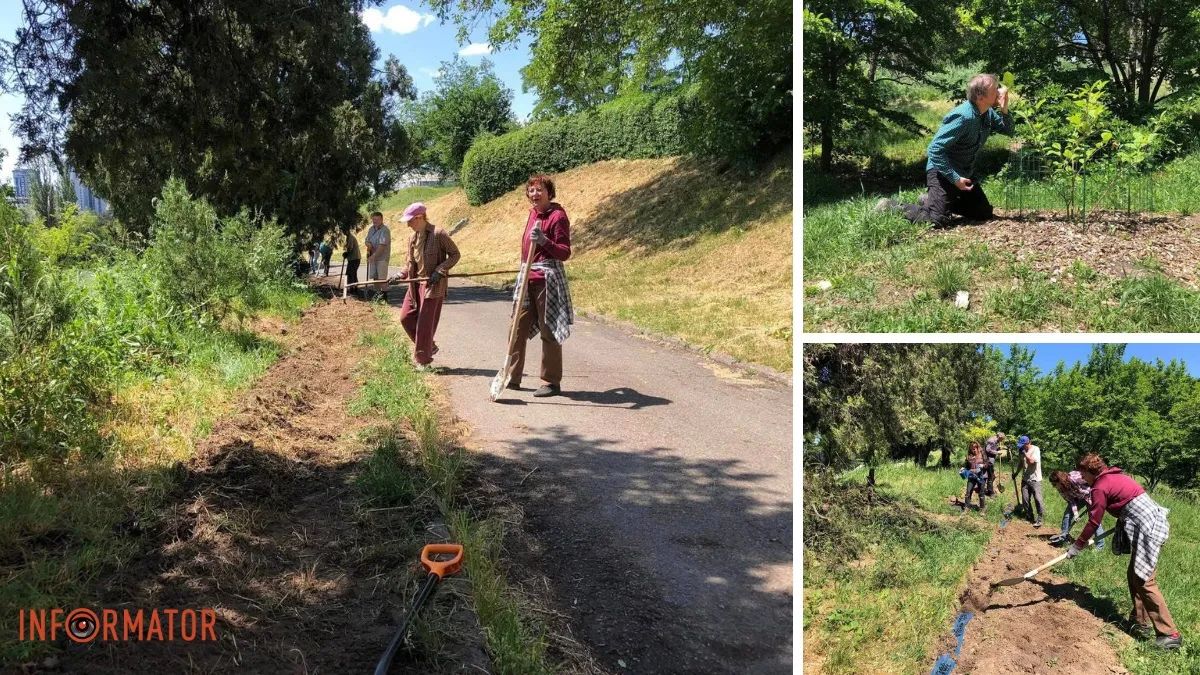 Неравнодушные киевляне помогают в ботсаду