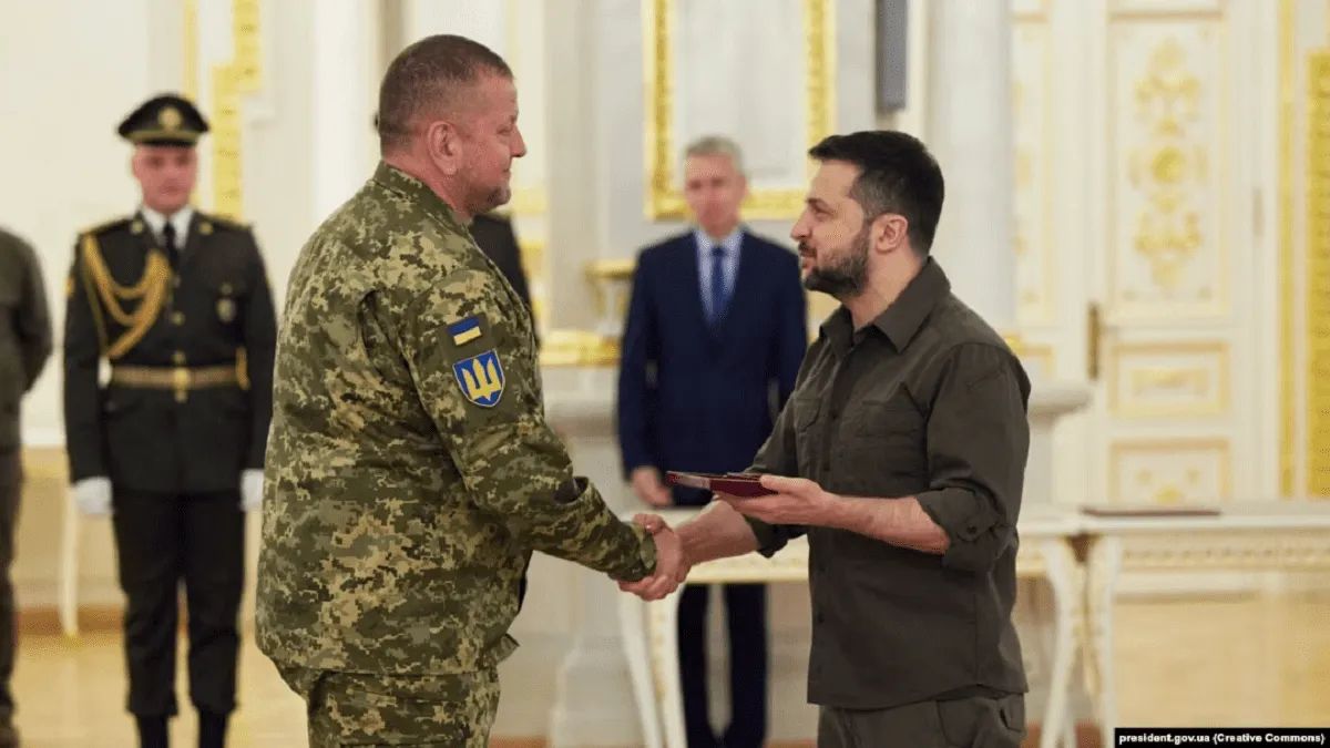 Зеленский и Залужный