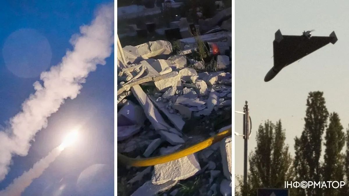 Нічна атака по Україні