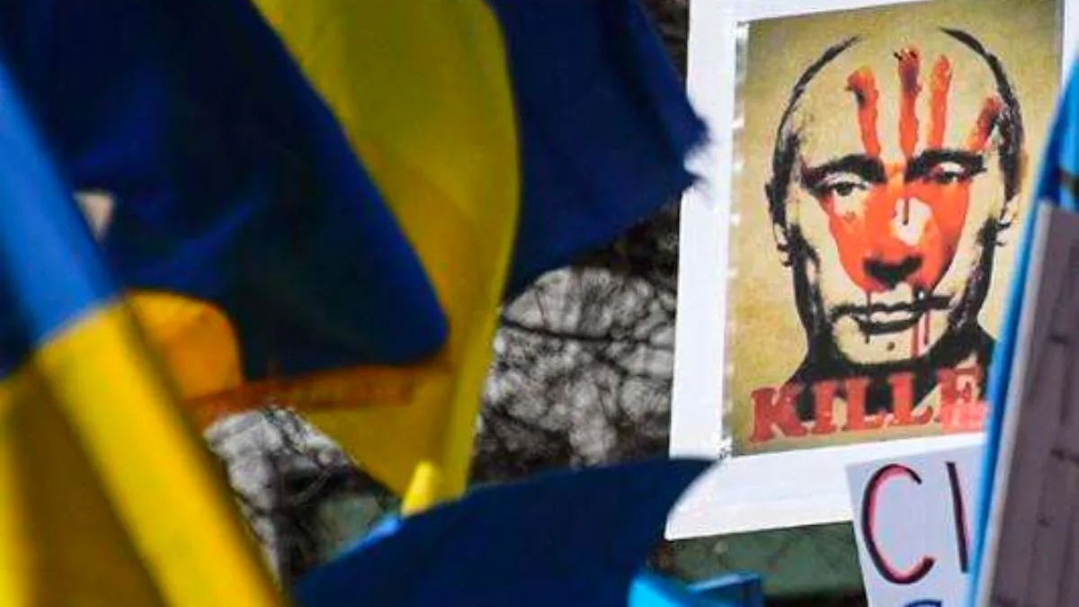 разрушенные украинские дома
