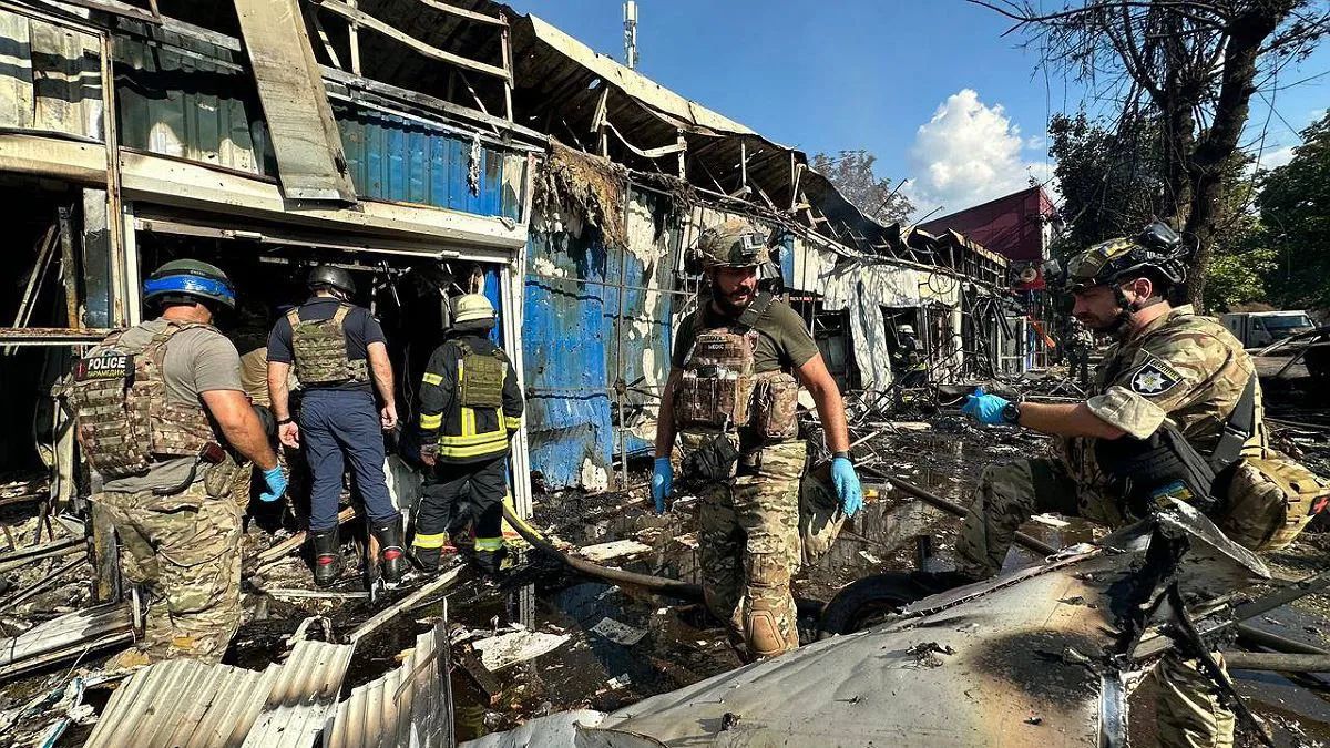 Ракетний удар по Костянтинівці