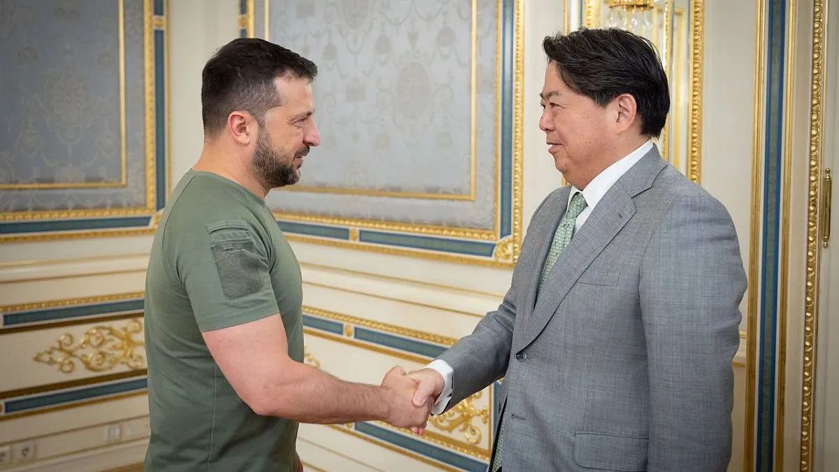 Зеленський та Хаяші