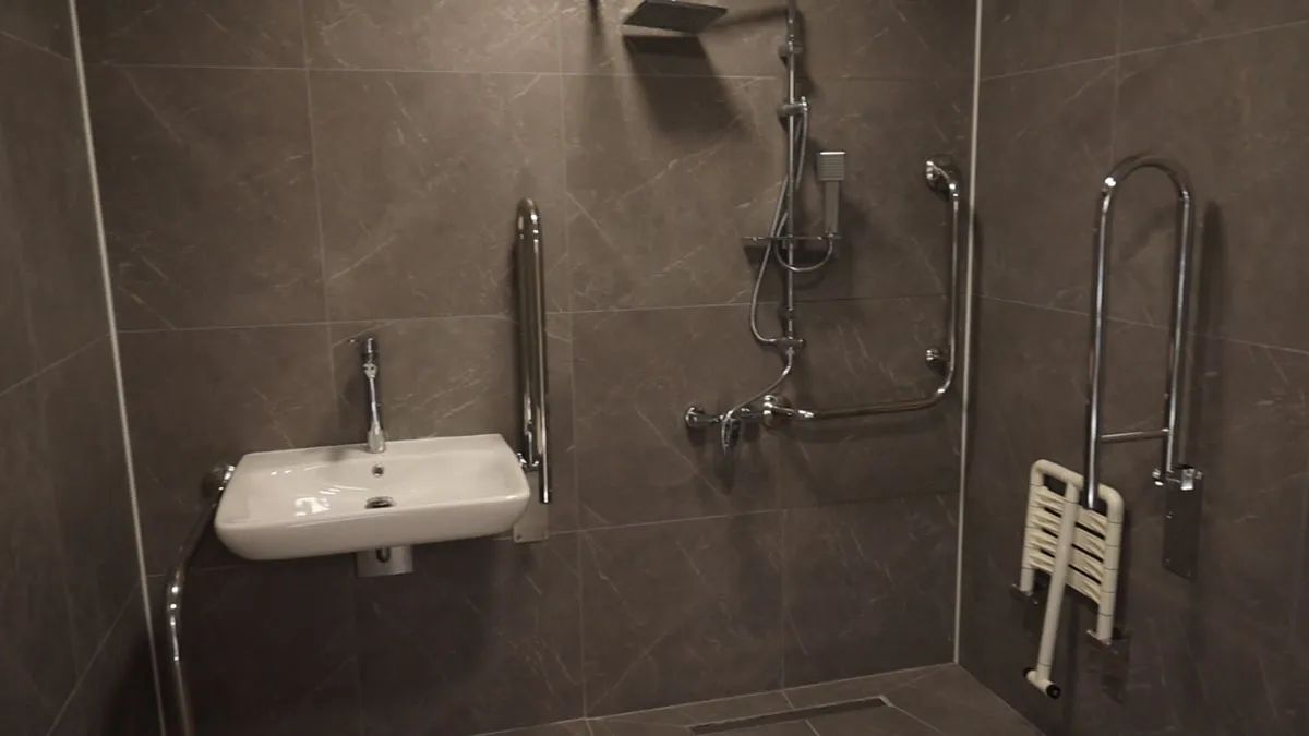 Відремонтований санвузол в одній з палат