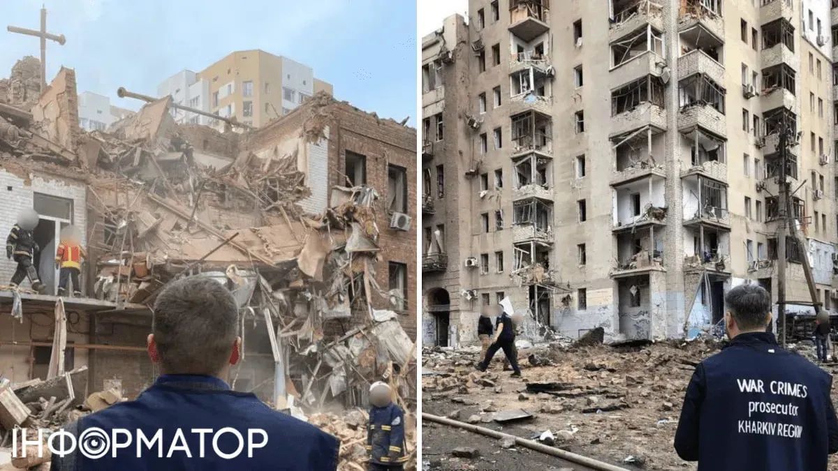 Обстрел Харькова. Коллаж: Информатор