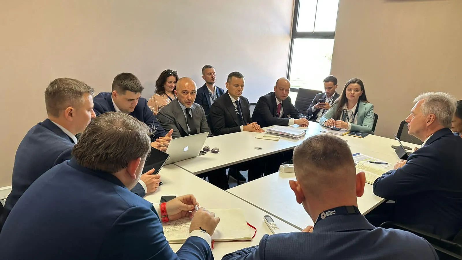 Ділові зустрічі глави НБУ Андрія Пишного у Марракеші. Фото: НБУ Ділові зустрічі глави НБУ Андрія Пишного у Марракеші. Фото: НБУ