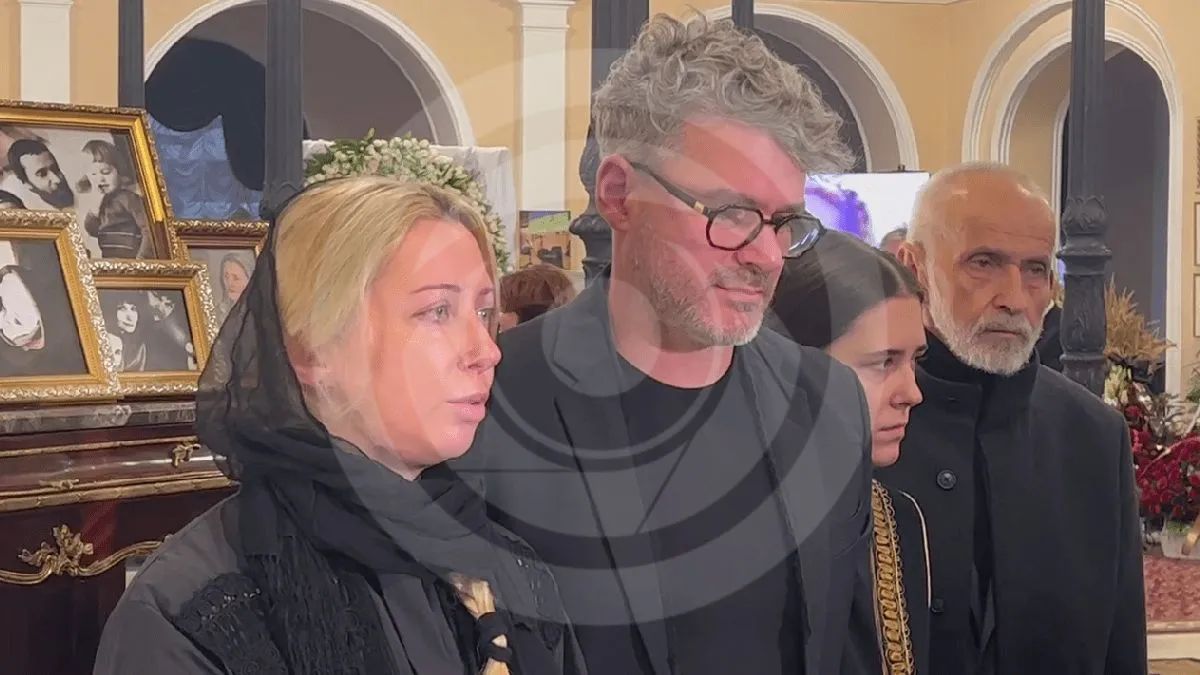 Родина Ніни Матвієнко на церемонії прощання. Фото: Інформатор-Україна/Руслан Хохлов
