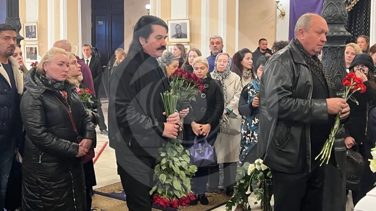 Павло Зібров на похороні. Фото: Інформатор-Україна/Руслан Хохлов