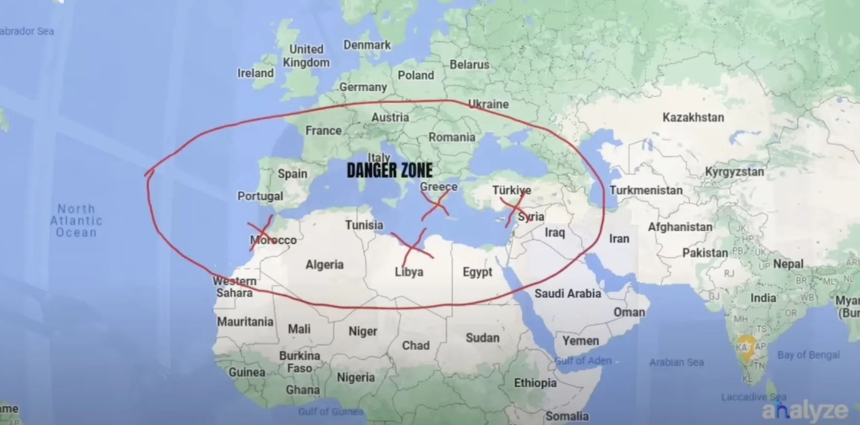 Карта зони ризику Карта зони ризику