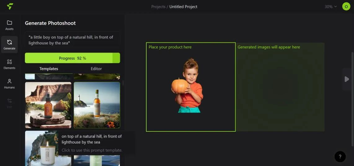 Далі ми підгрузили нашого хлопчика в онлайн додаток ШІ.