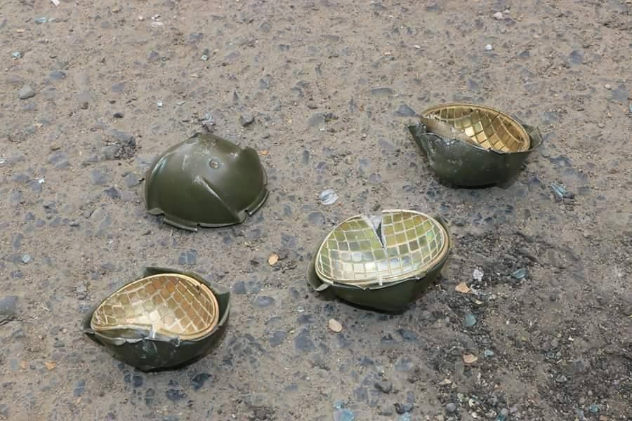 Уламки ракет, які вразили аеродроми у Бердянську і Луганську Уламки ракет, які вразили аеродроми у Бердянську і Луганську