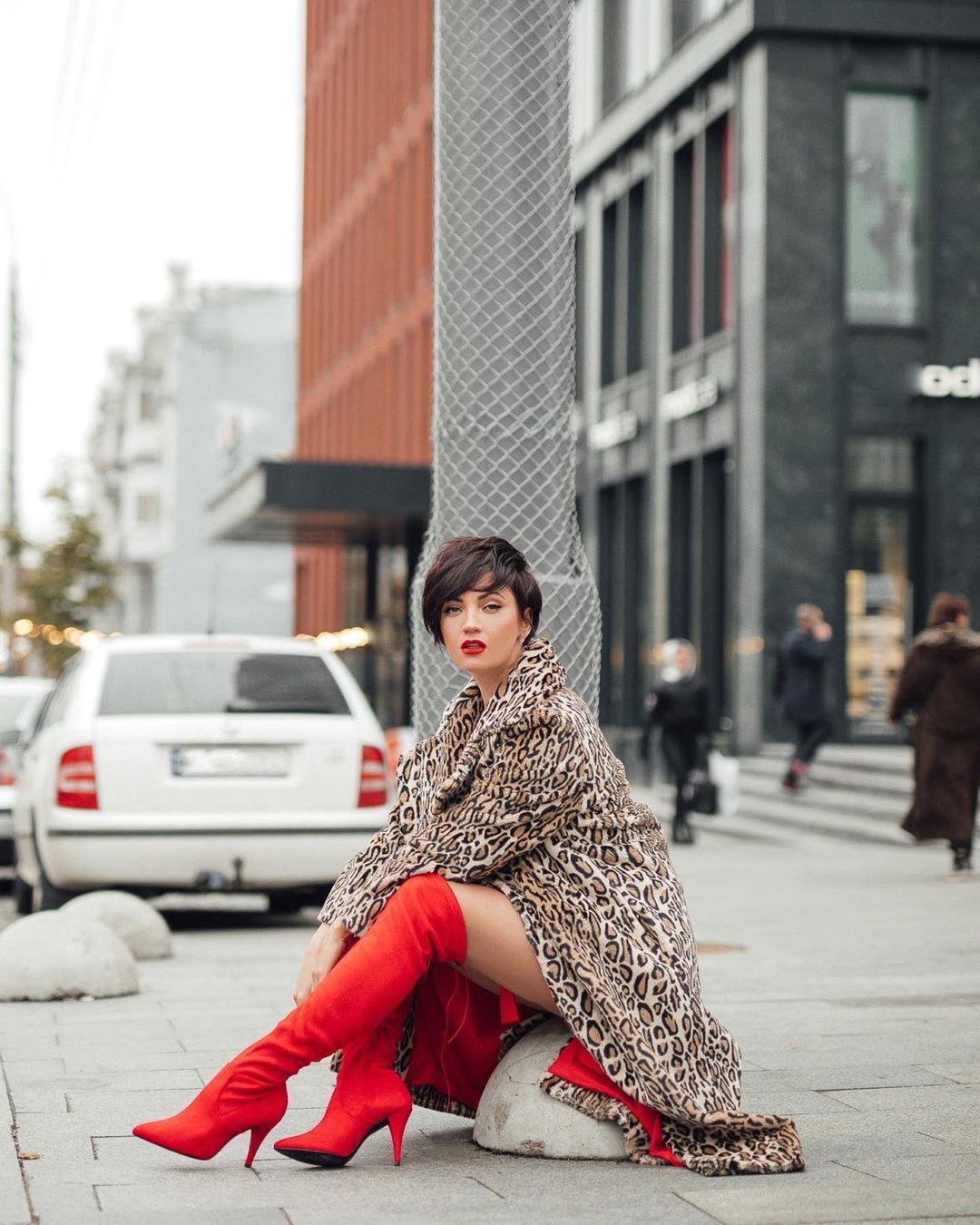 Оля Цыбульская в столице