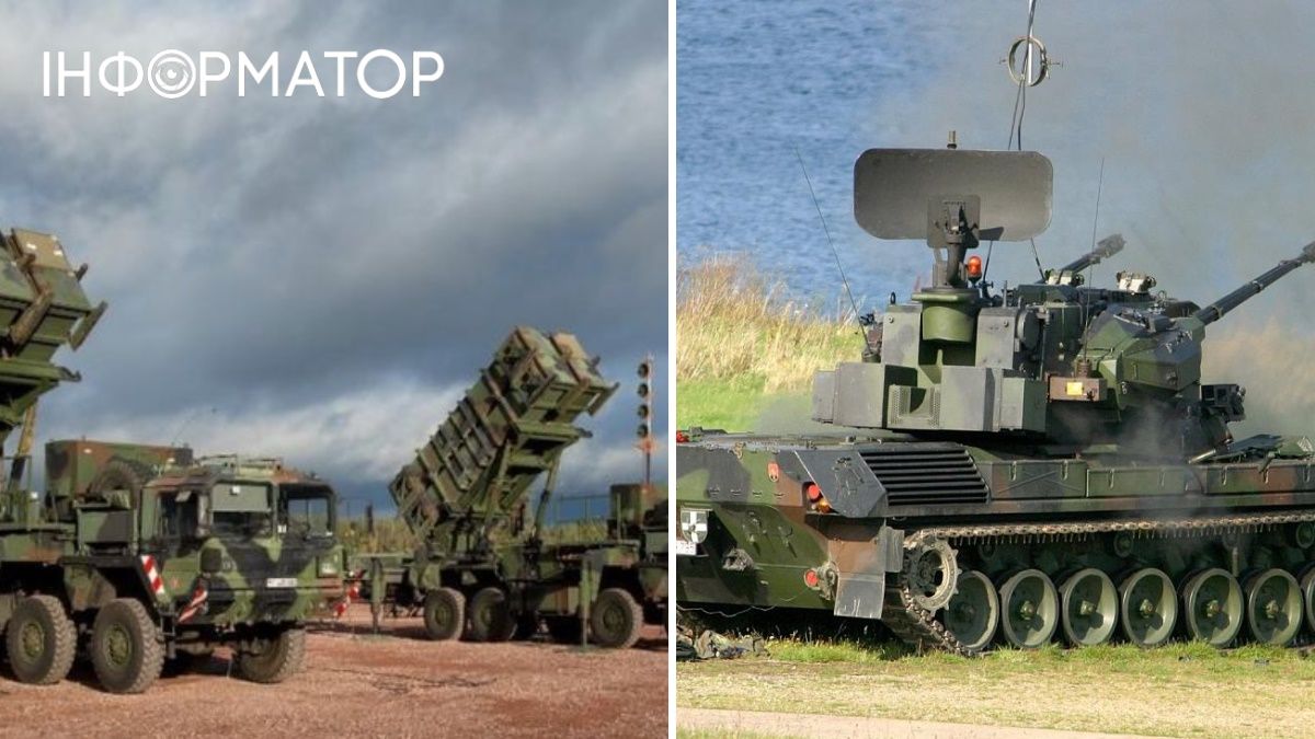 ППО Patriot, Iris-T6, Gepard від Німеччини