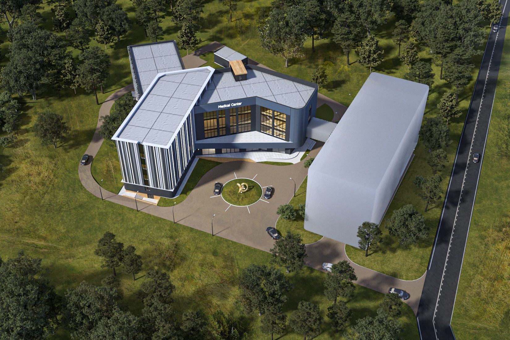 Ескіз проєкту приватного пологового будинку в Івано-Франківську