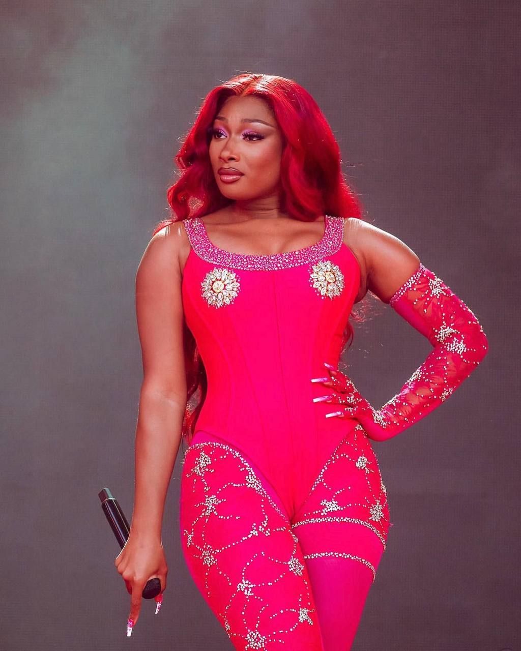 Реперка Megan Thee Stallion в наряде Реперка Megan Thee Stallion в наряде
