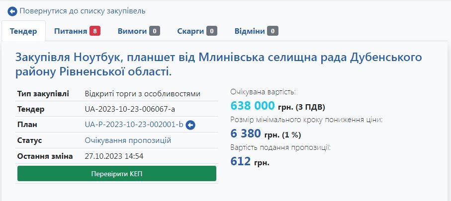 Керівнику дадуть два ноутбуки і три планшети