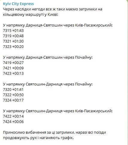 Из-за непогоды в Украине изменился график движения 12 поездов и Киевской электрички - новое расписание от Укрзализныци 1