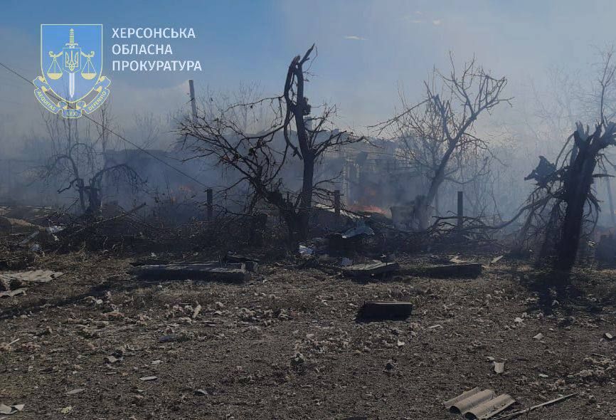 Обстріл Херсона та області