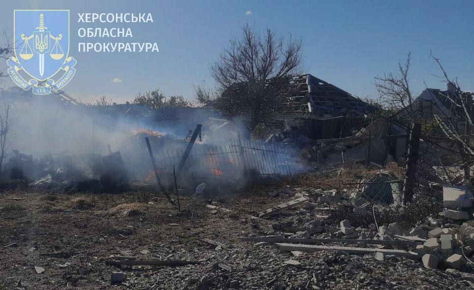 Обстріл Херсона та області