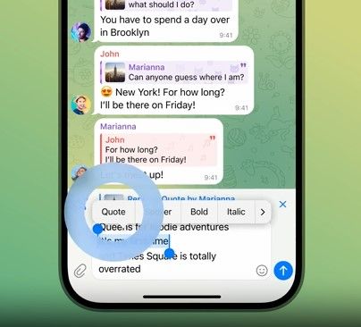 У Telegram появилась новая функция цитирования сообщений: как ею пользоваться 1