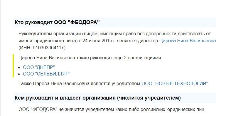 Нина Царева и его бизнес Нина Царева и его бизнес