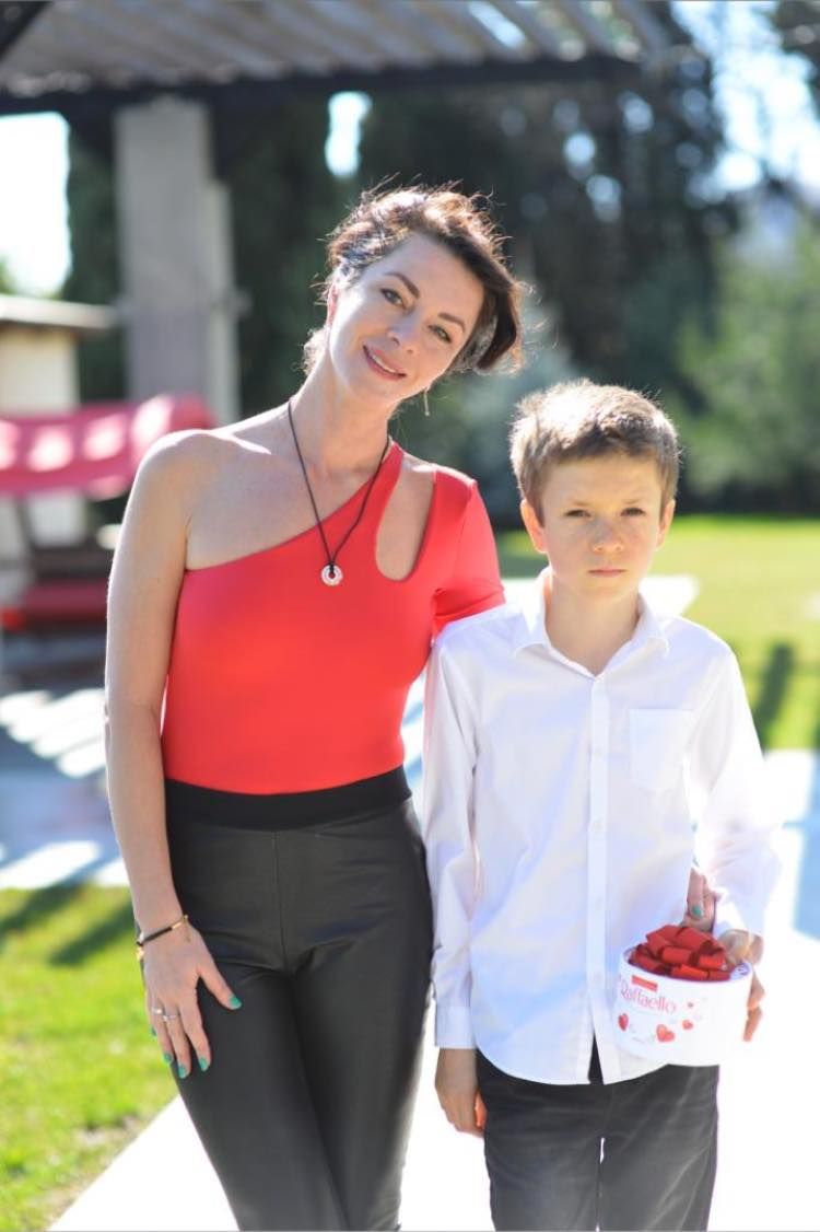 Лариса Царева с сыном Лариса Царева с сыном