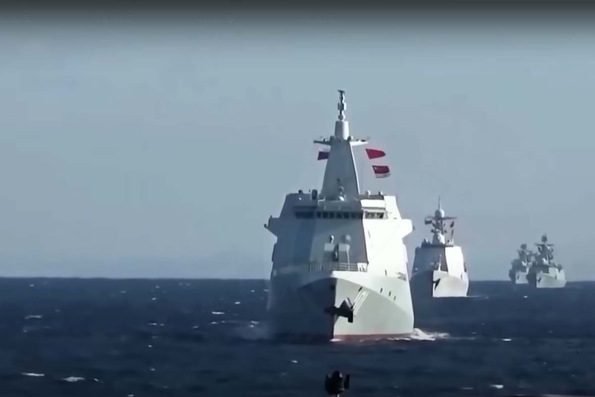 Шесть китайских кораблей должны обозначить присутствие Пекина в регионе. Фото из открытых источников Шесть китайских кораблей должны обозначить присутствие Пекина в регионе. Фото из открытых источников