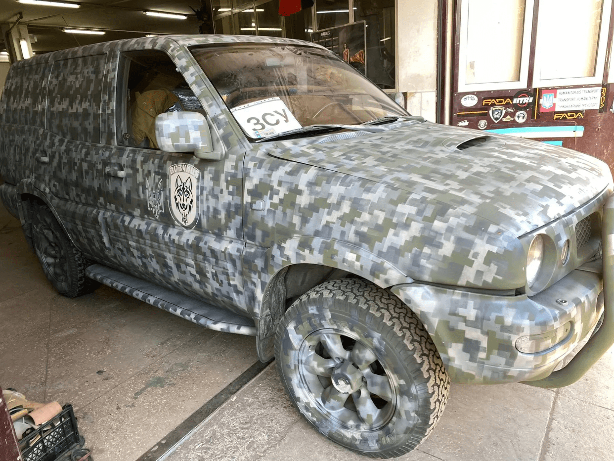Одна из автомобилей от фонда Винника для ВСУ Одна из автомобилей от фонда Винника для ВСУ