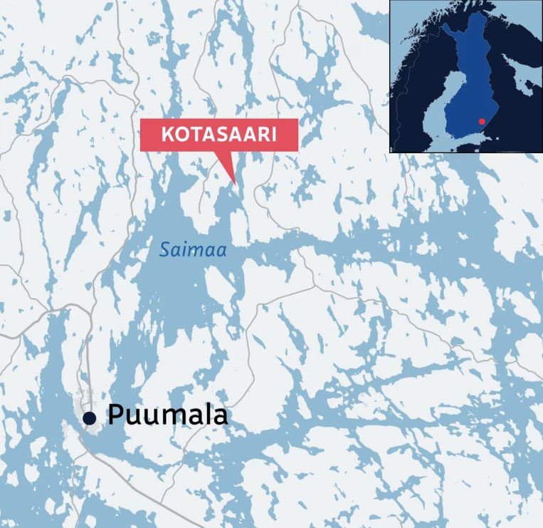 Остров Котасаари на юго-востоке Финляндии