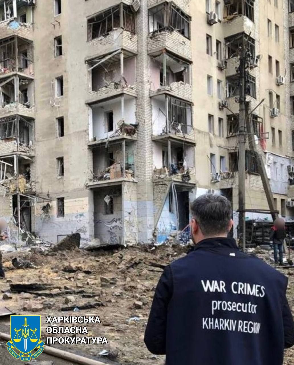 В результате удара врага повреждены жилые дома. Фото: Офис Генпрокурора В результате удара врага повреждены жилые дома. Фото: Офис Генпрокурора