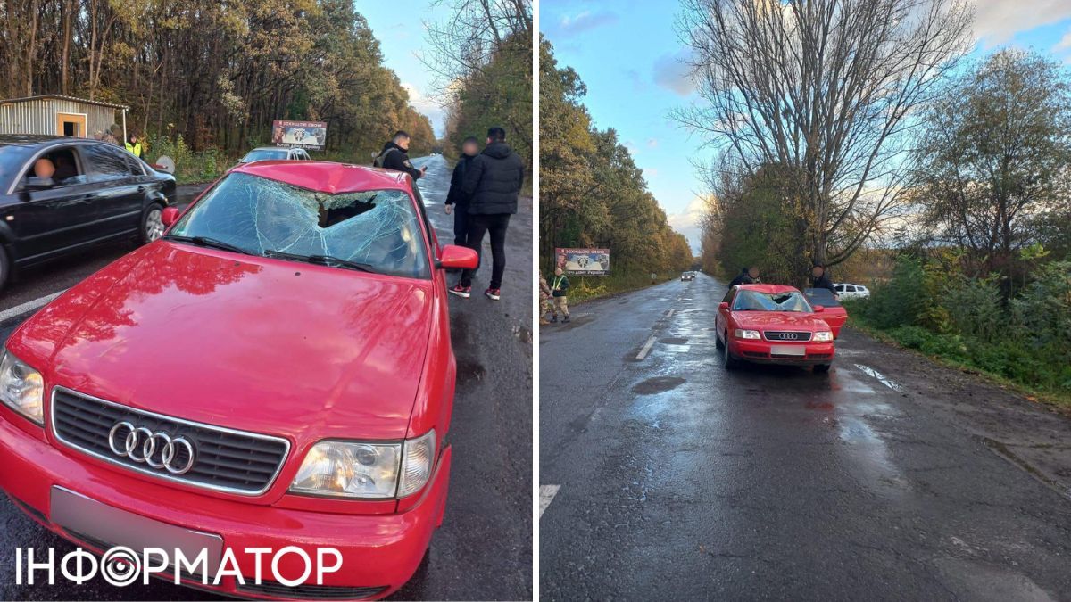 Водій Audi на швидкості збив прикордонник на блокпосту