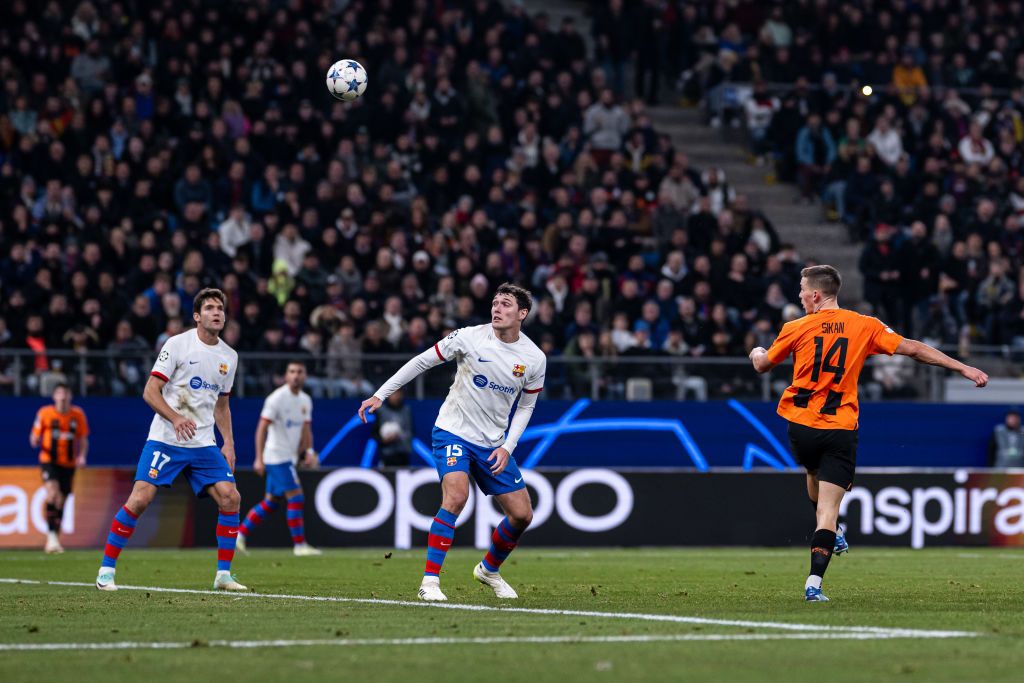 Лига чемпионов Шахтер - Барселона 1:0 - Онлайн 1