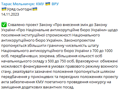 Скриншот з телеграм-канала Тараса Мельничука Скриншот з телеграм-канала Тараса Мельничука