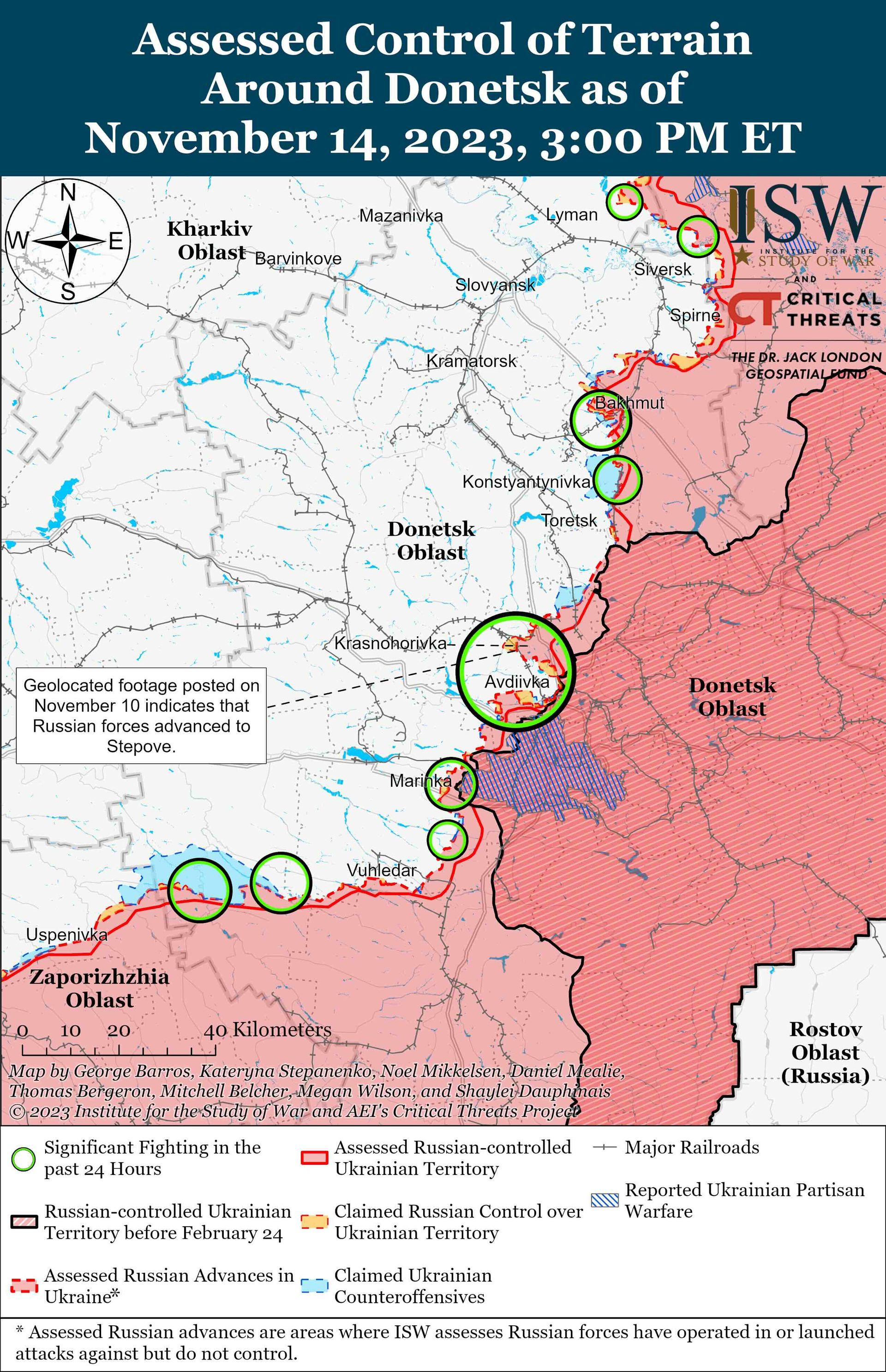 Карта ISW Карта ISW
