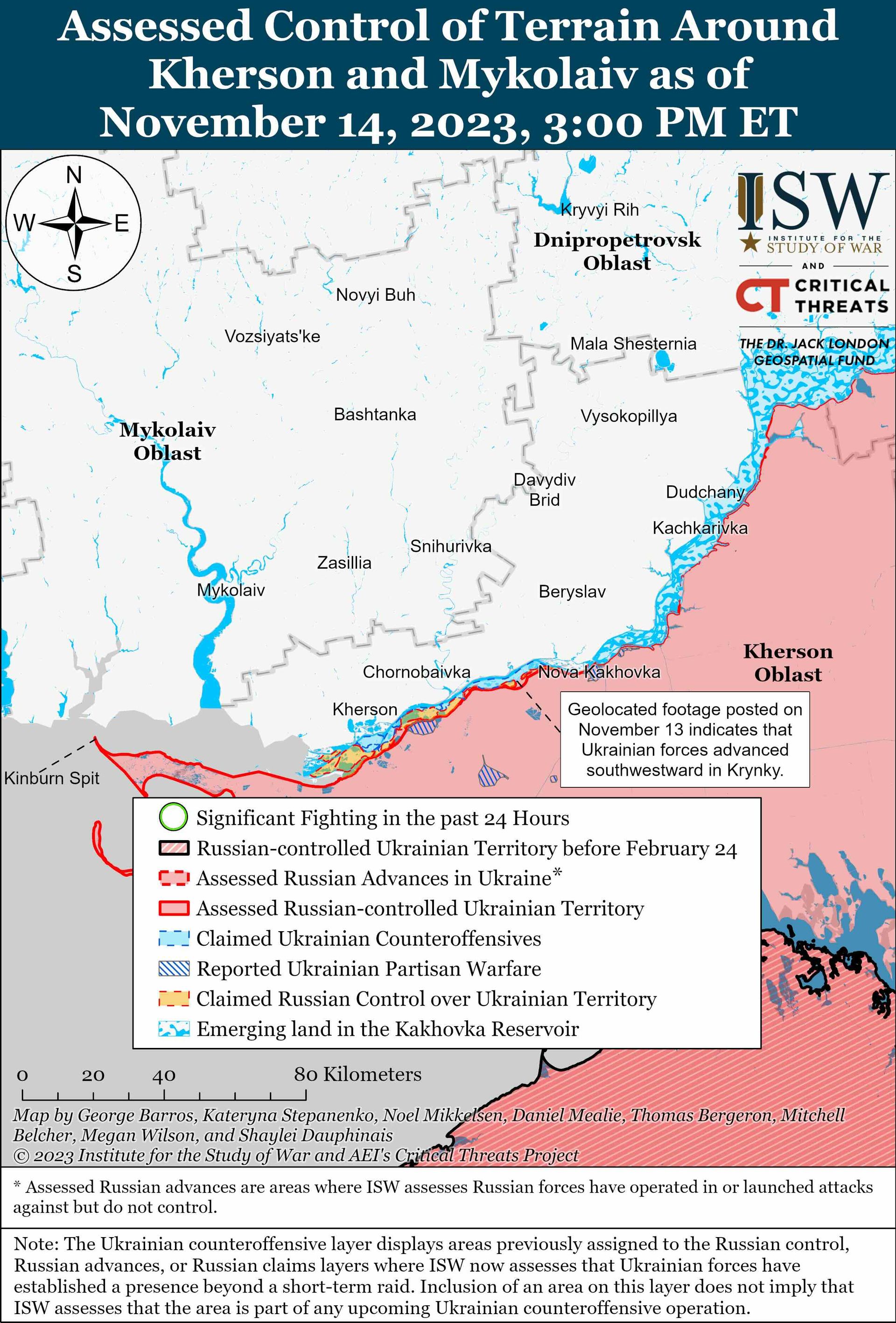 Карта ISW Карта ISW