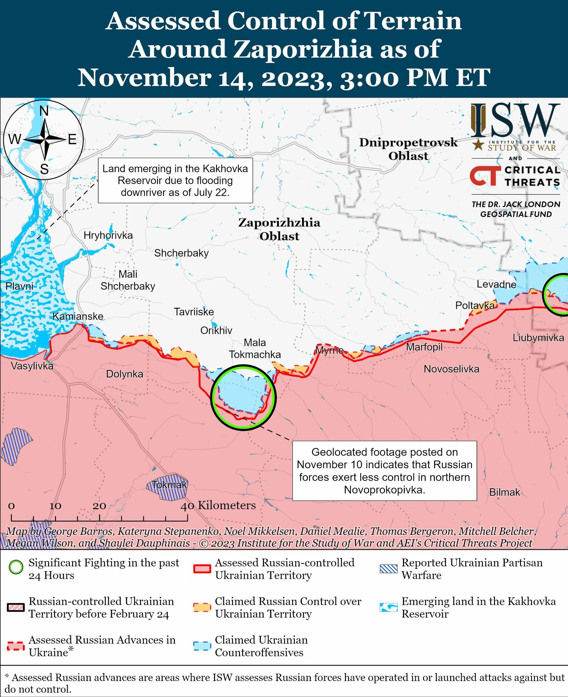 Карта ISW Карта ISW