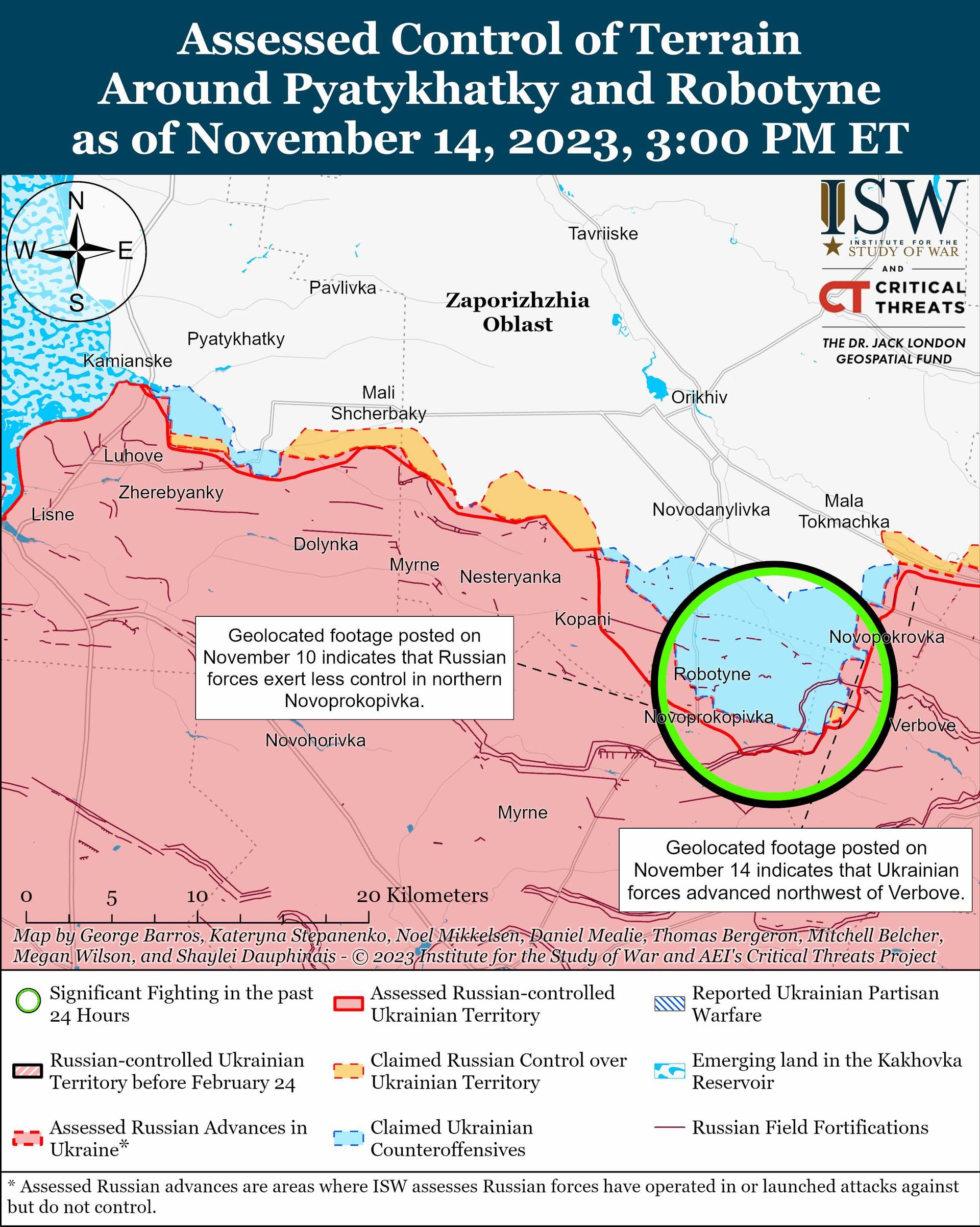 Карта ISW Карта ISW