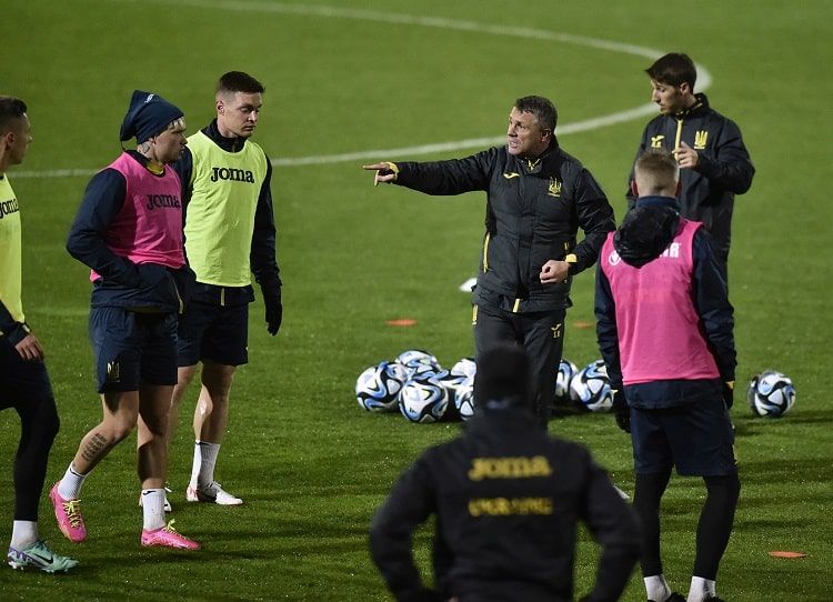 Сборная Украины дождалась динамовцев и провела тренировку в полном составе 1