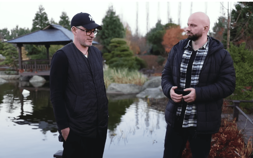 Арсен Мірзоян на інтерв'ю в Слави Дьоміна Арсен Мірзоян на інтерв'ю в Слави Дьоміна