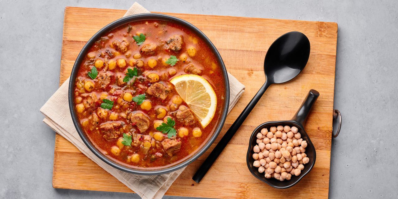 Суп харира – очень сытный, то, что надо в холода!