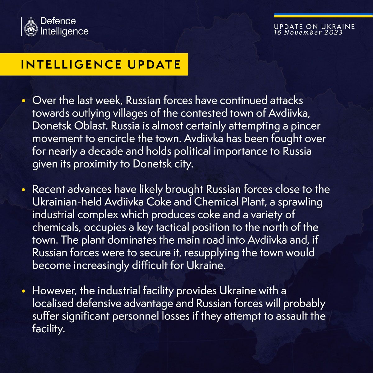 Дані британської розвідки. Скриншот: Twitter Дані британської розвідки. Скриншот: Twitter