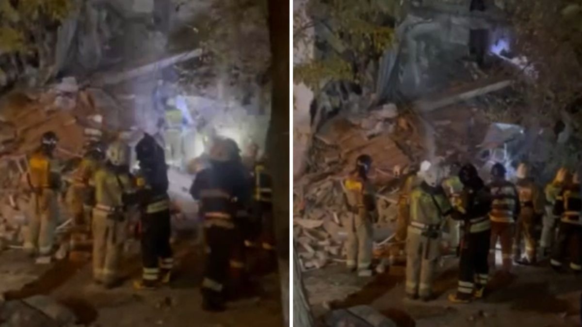 У російській Астрахані обвалилась багатоповерхівка - фото і відео 2