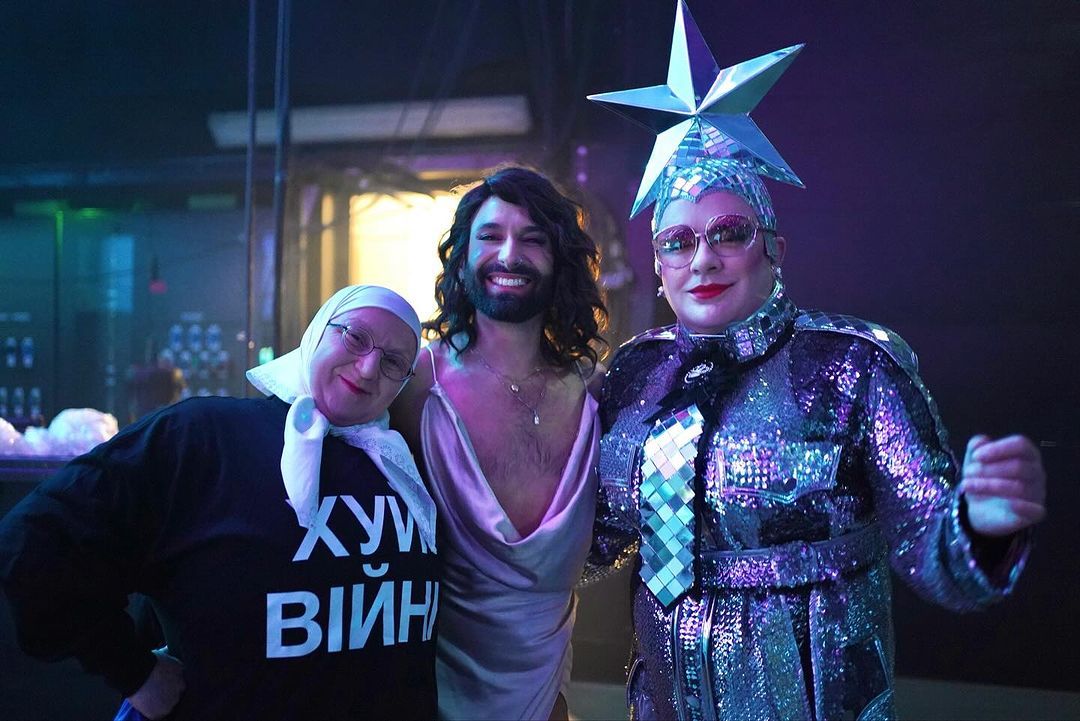 Верка Сердючка, мама и Кончита Вурст Верка Сердючка, мама и Кончита Вурст