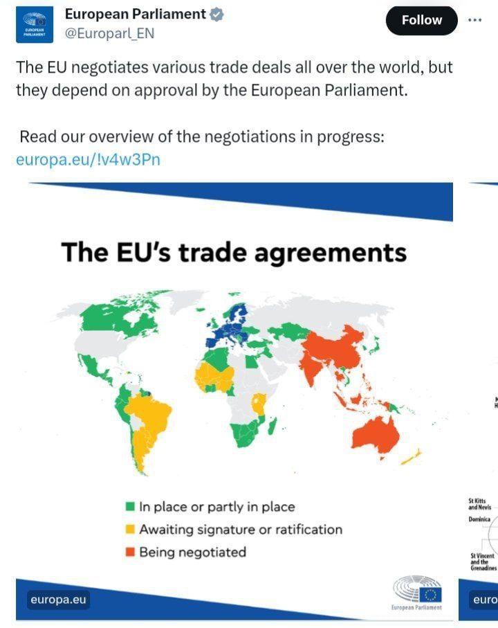 На сайті Європарламенту помилково зобразили Україну без Криму та окупованих регіонів На сайті Європарламенту помилково зобразили Україну без Криму та окупованих регіонів
